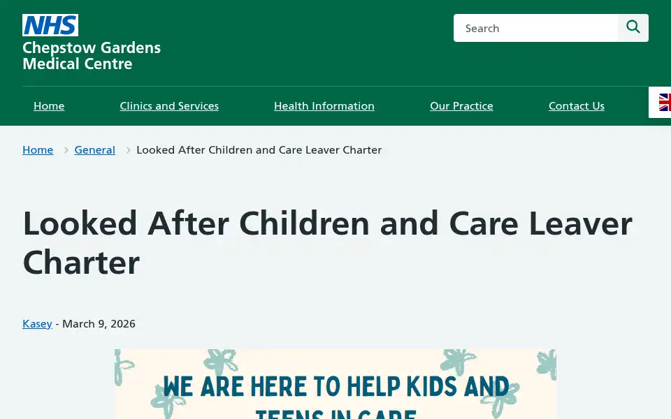 Screenshot of drmikhailladymargaretroad.nhs.uk