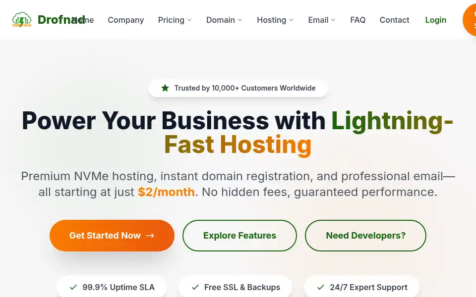 Screenshot of drofnad.com
