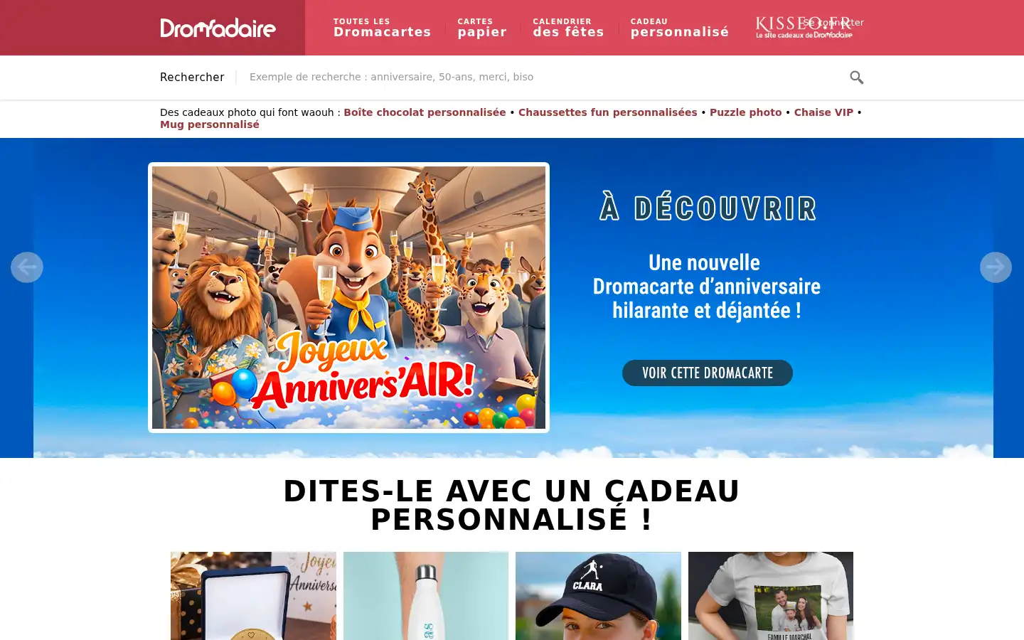 Screenshot of dromadaire.com