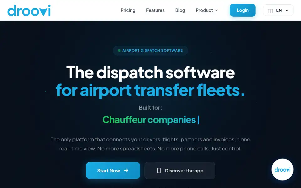 Screenshot of droovi.com