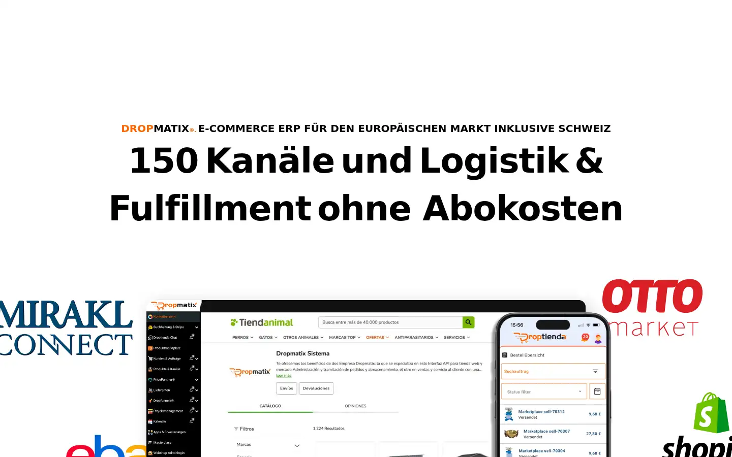 Screenshot of dropmatix.com
