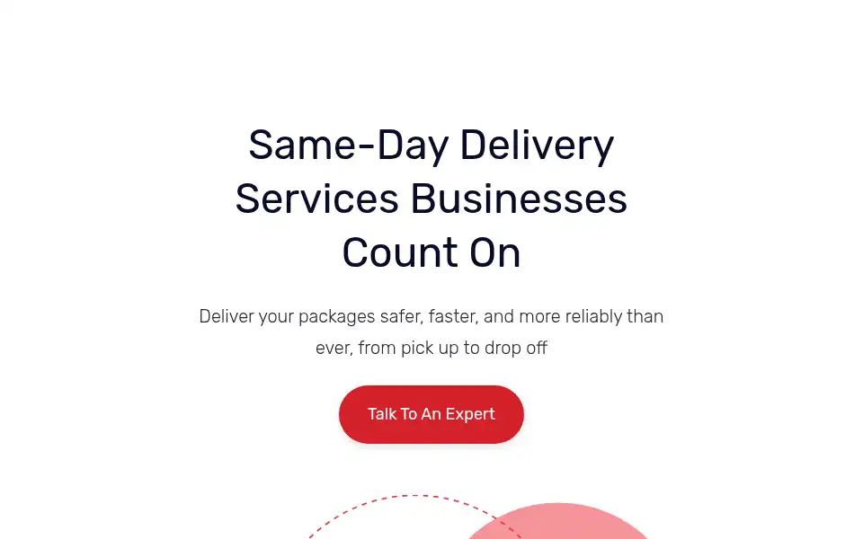 Screenshot of dropoff.com