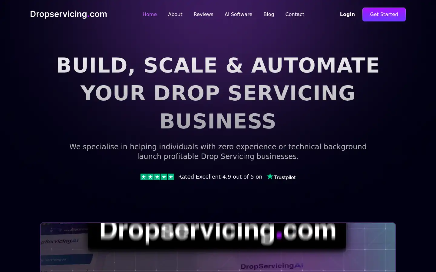 Screenshot of dropservicingblueprint.com