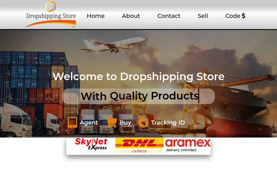 Screenshot of dropshipping.66ghz.com