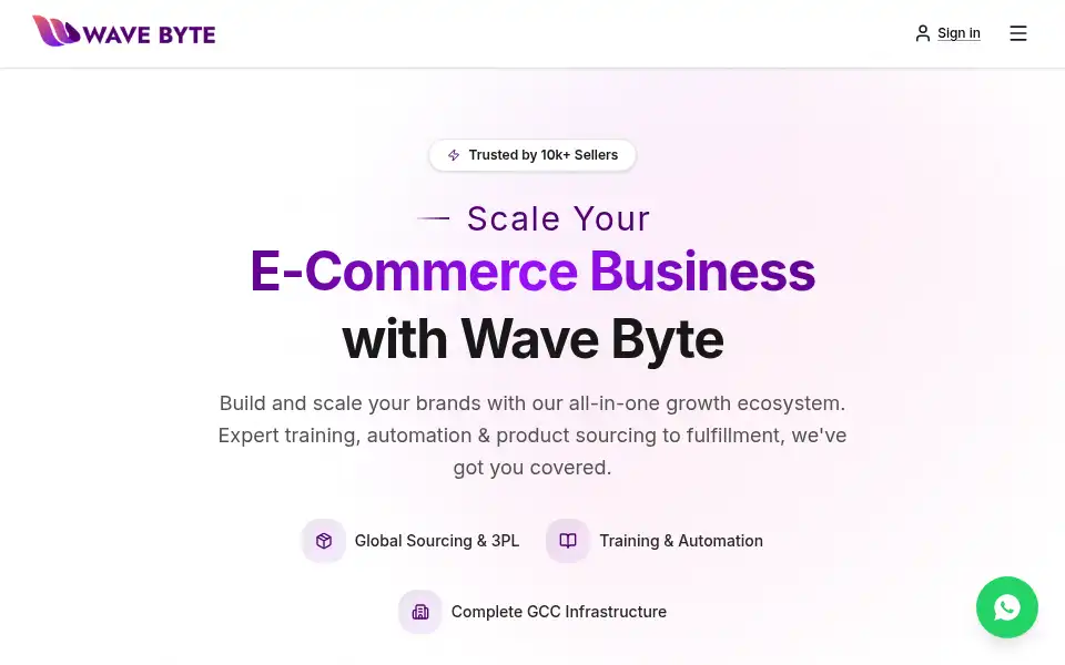 Screenshot of dropshipping.wavebyte.ae