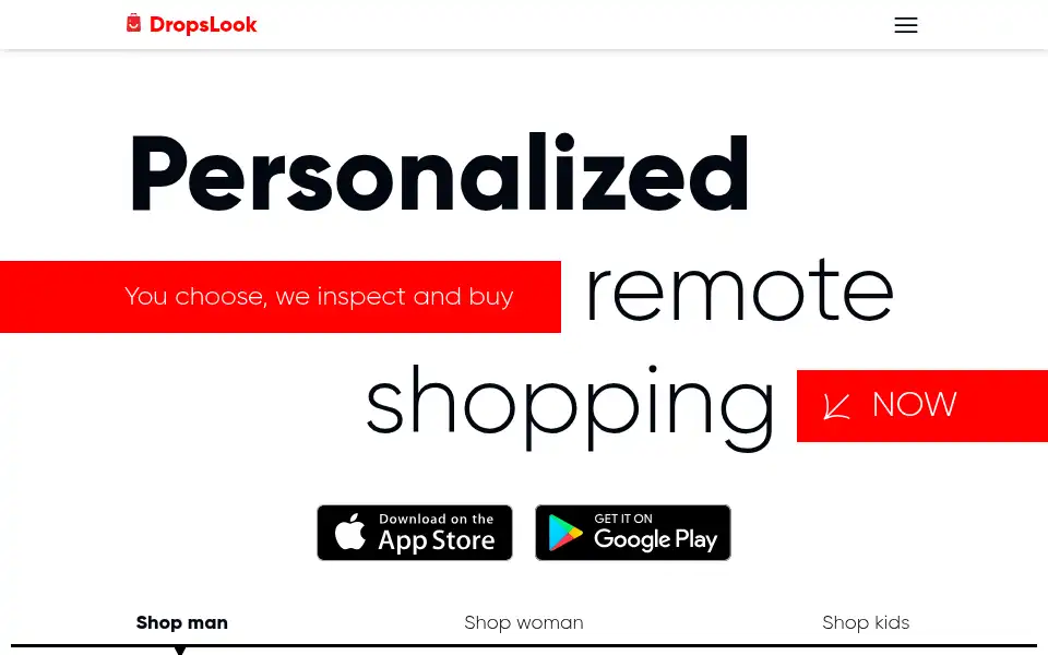 Screenshot of dropslook.com