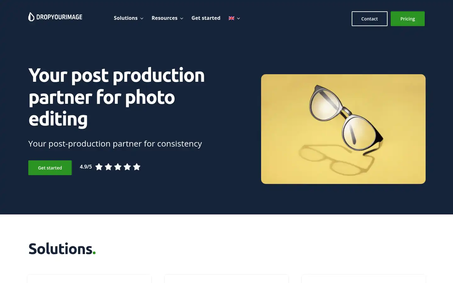 Screenshot of dropyourimage.com