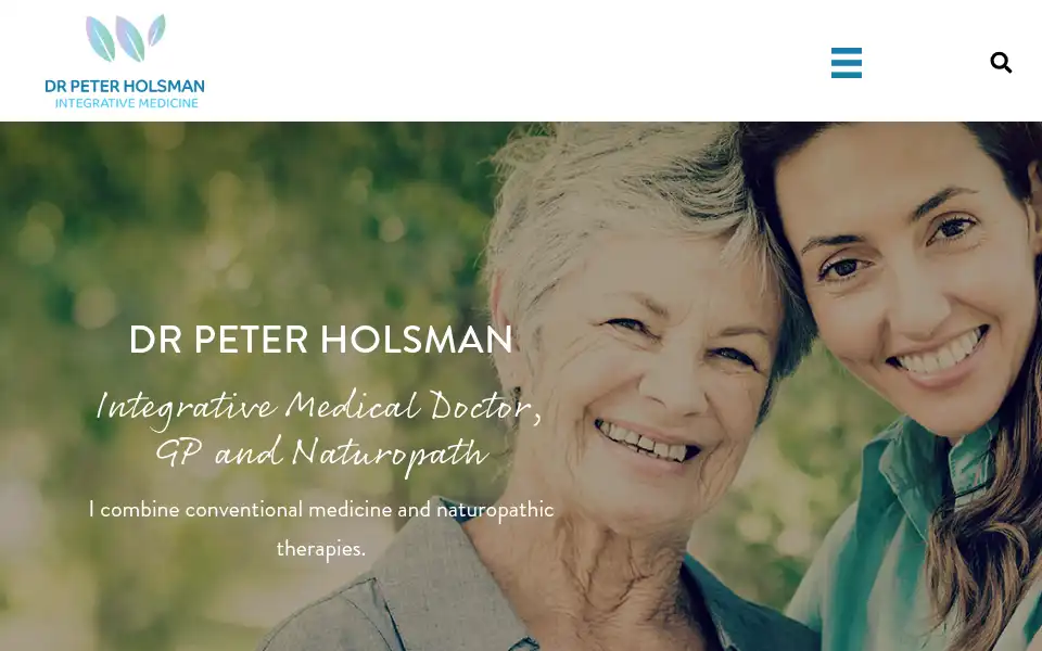 Screenshot of drpeterholsman.com.au