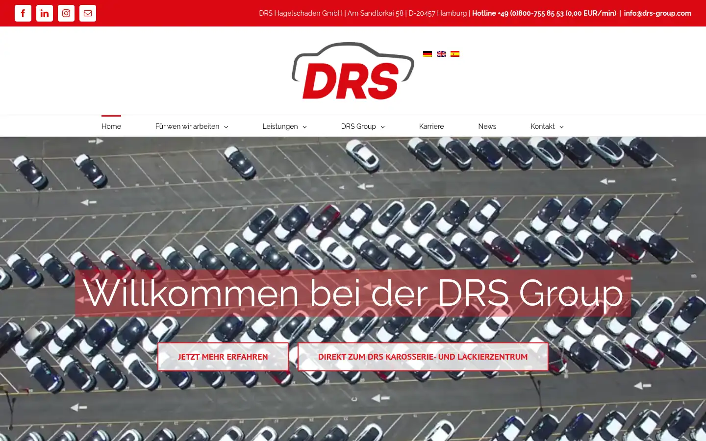 Screenshot of drs-group.com