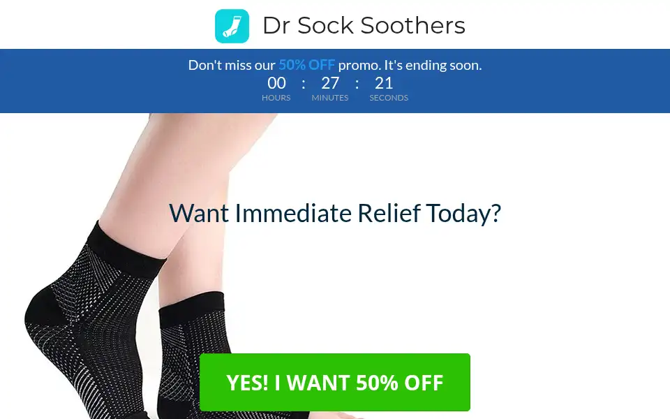 Screenshot of drsocksoothers.com