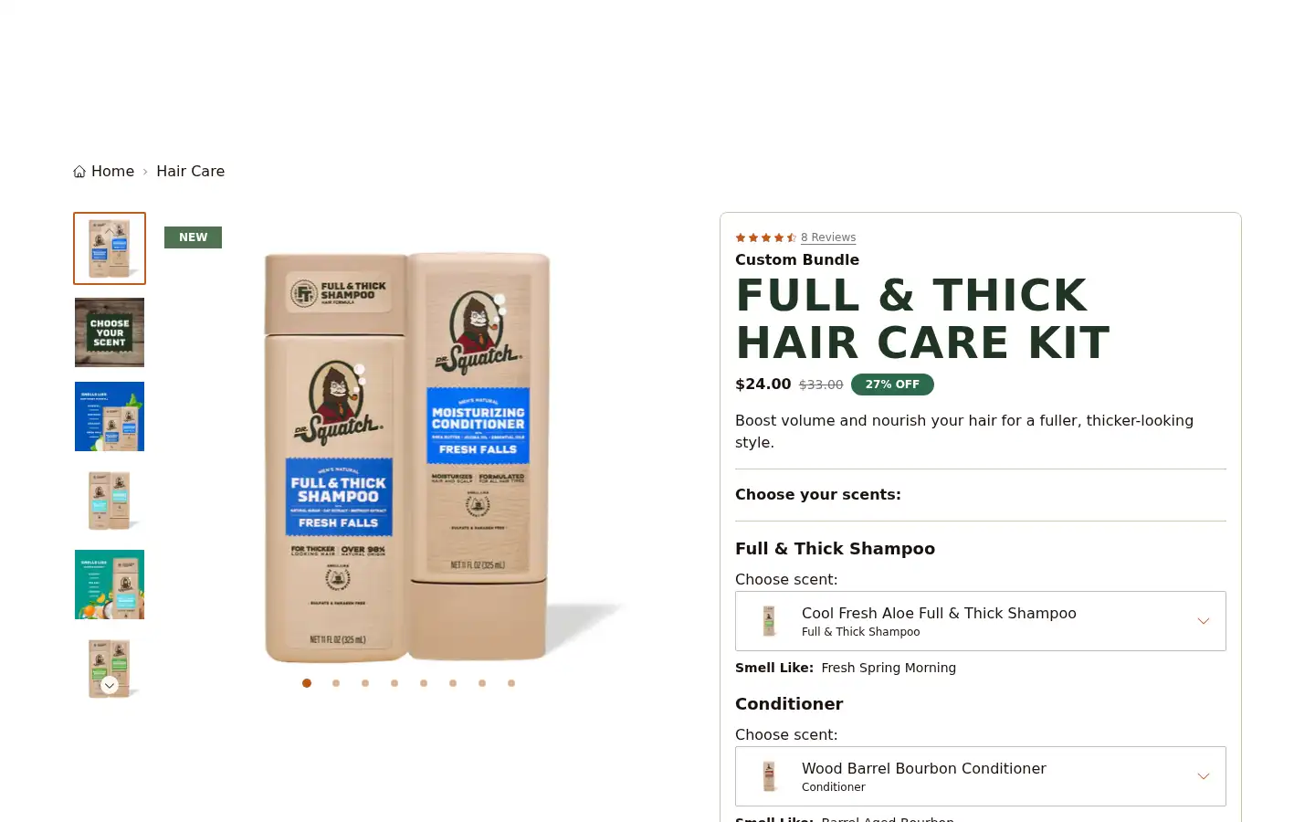 Screenshot of drsquatch.com