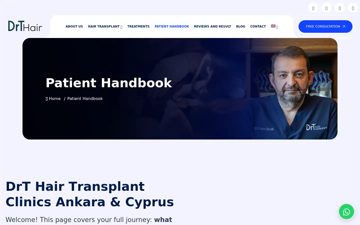 Screenshot of drthair.com