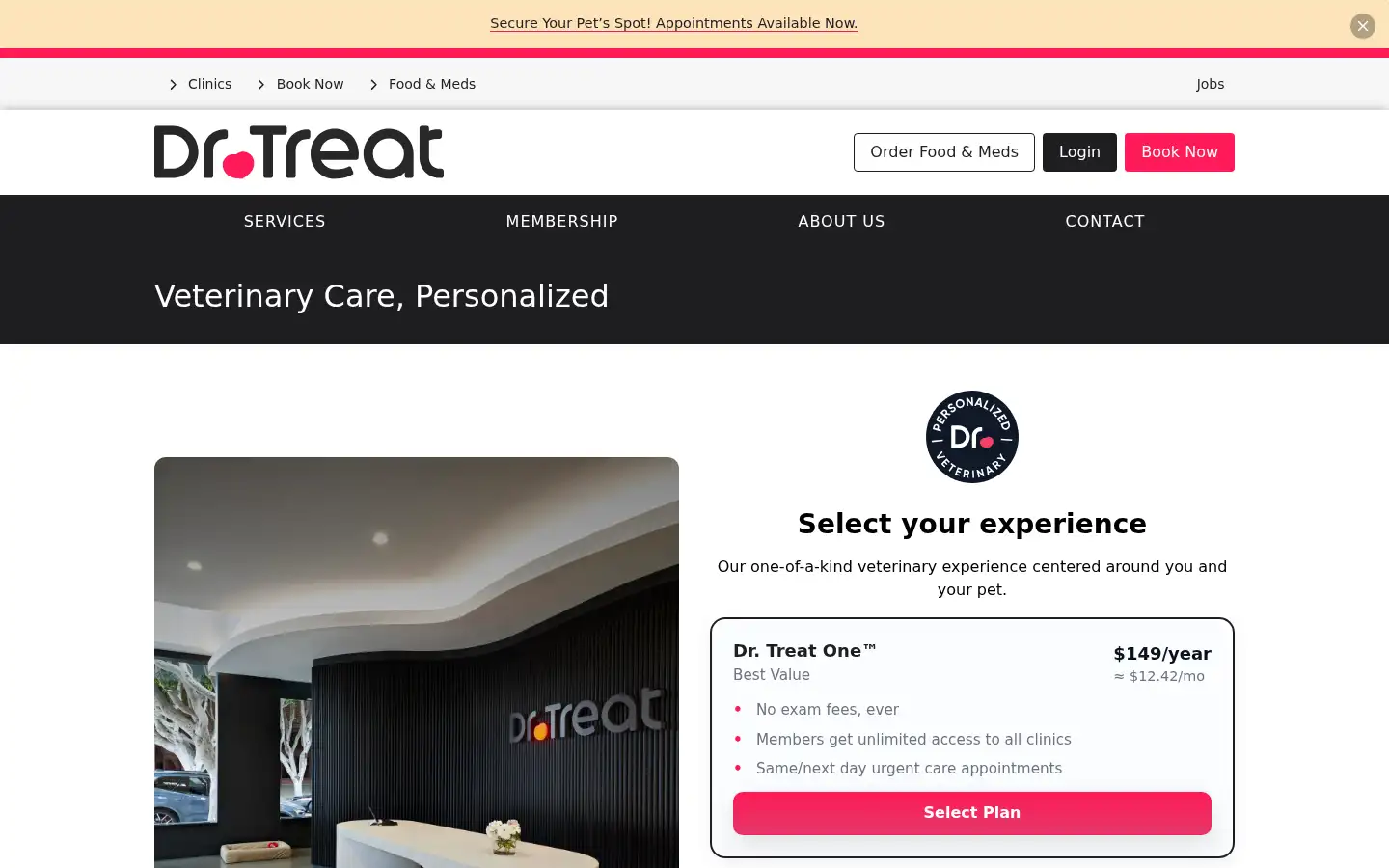Screenshot of drtreat.com