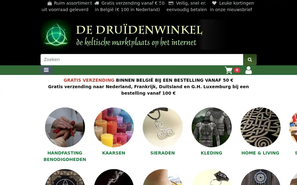 Screenshot of druidenwinkel.be