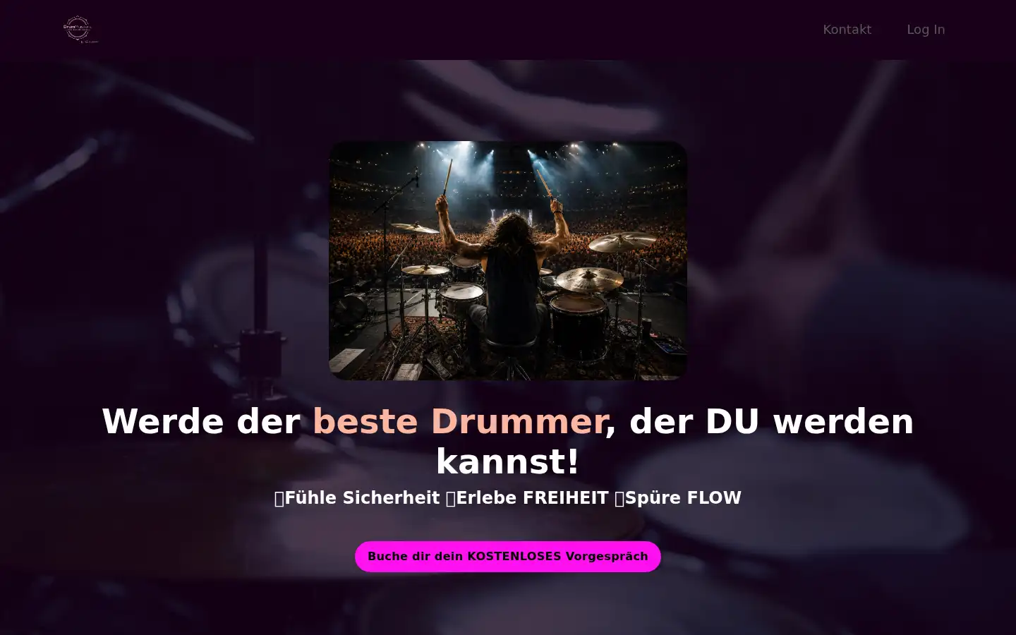 Screenshot of drummasters.de
