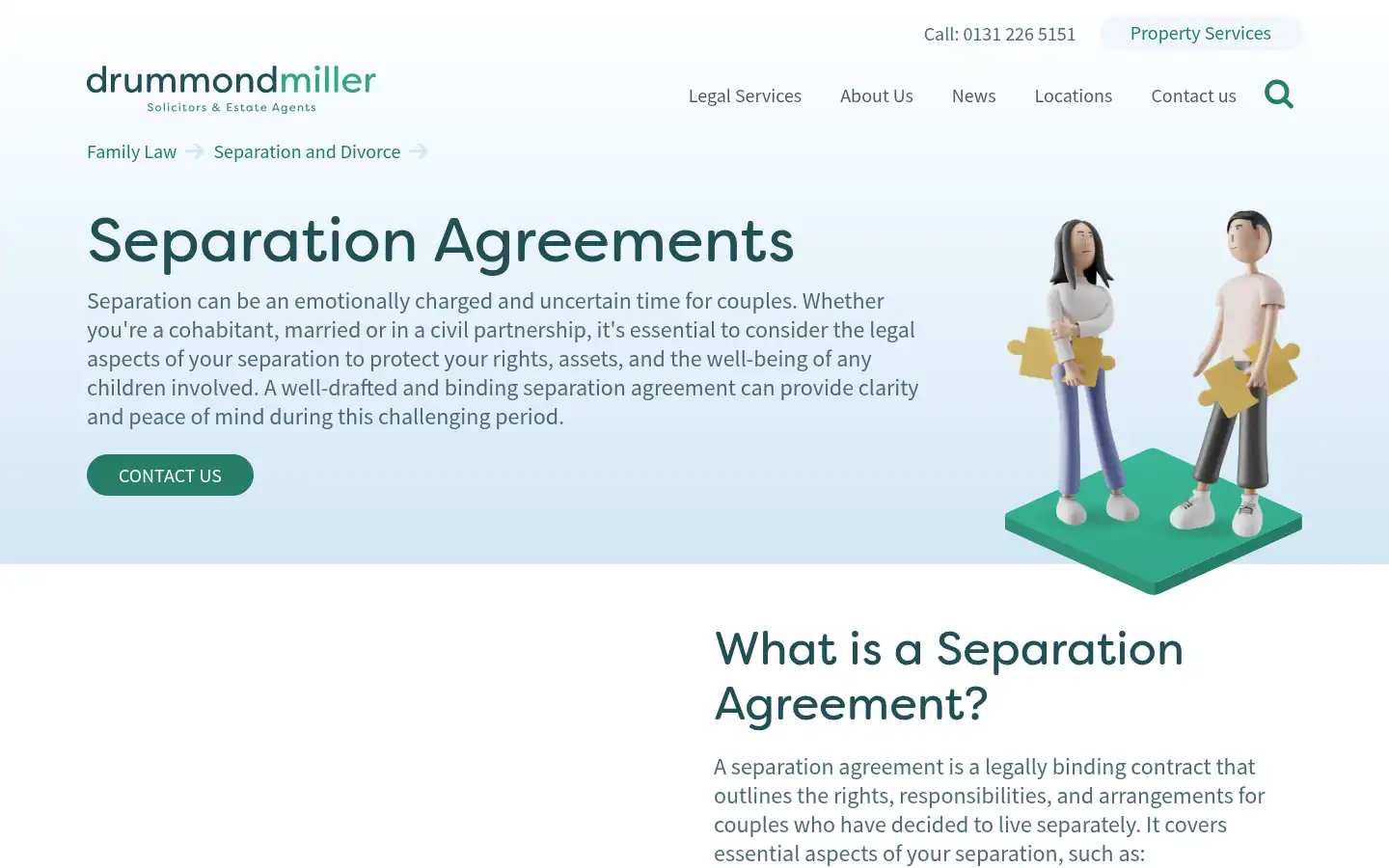 Screenshot of drummondmiller.co.uk