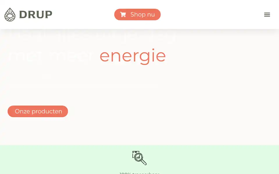 Screenshot of drup.be