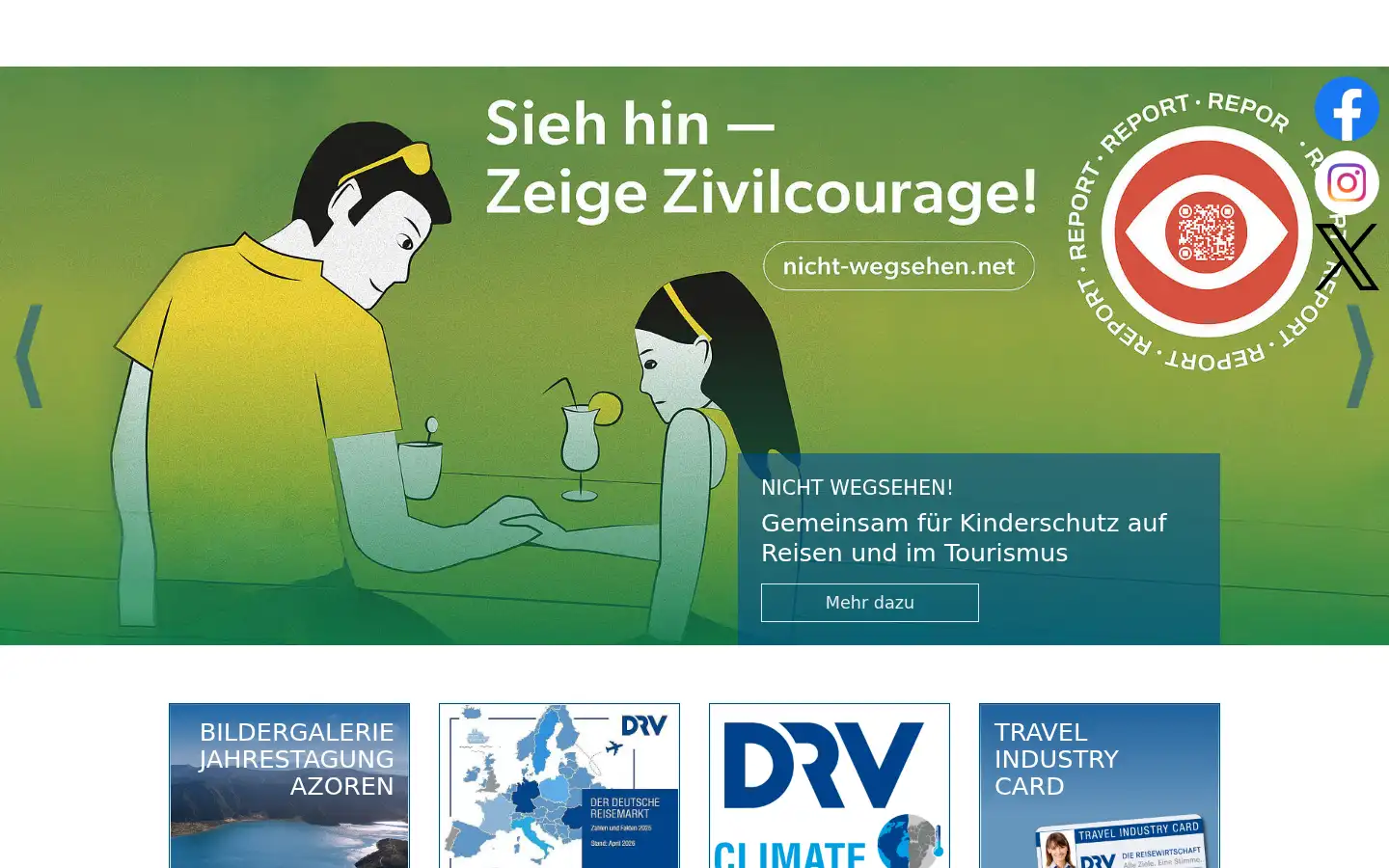 Screenshot of drv.de