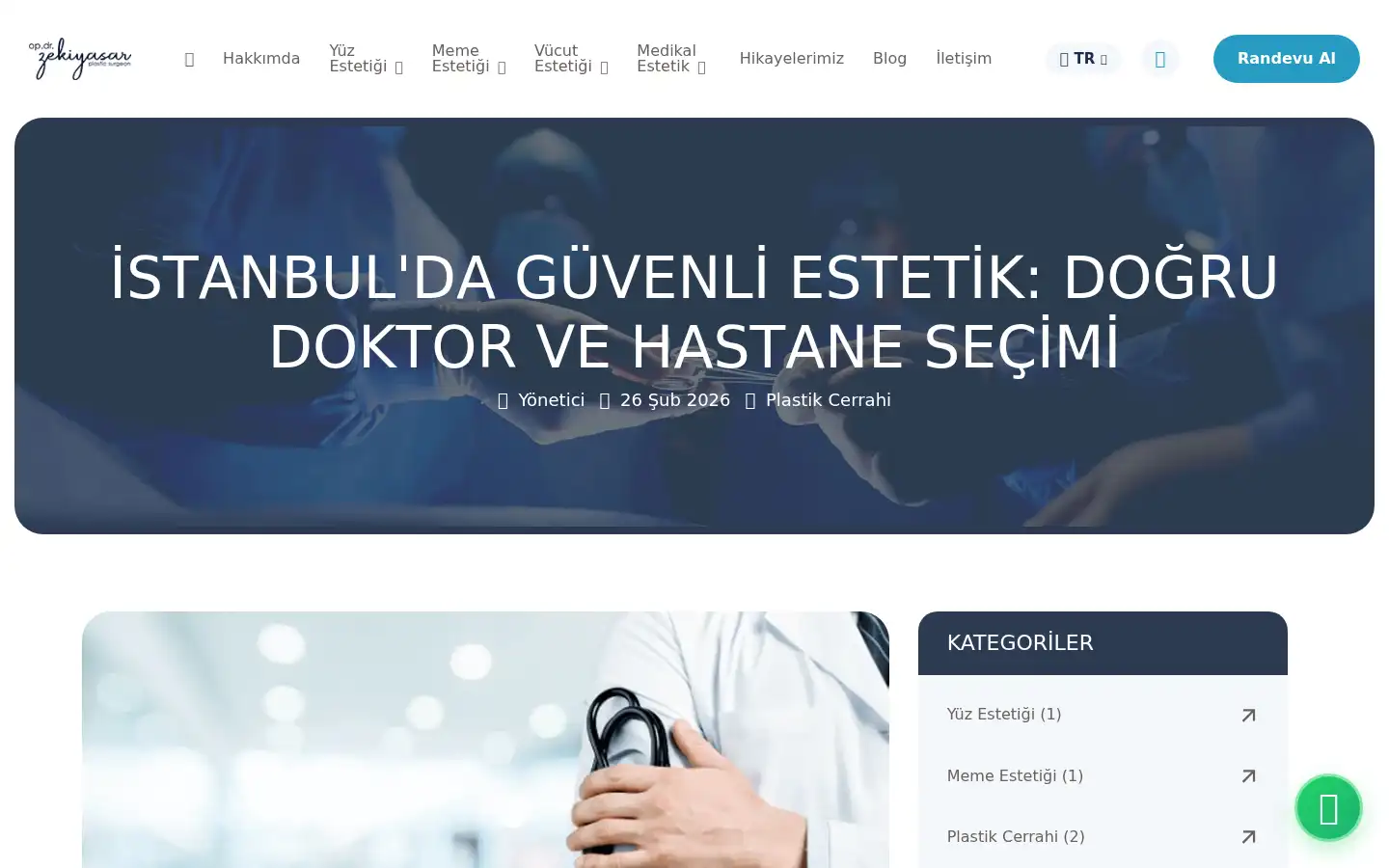 Screenshot of drzekiyasar.com