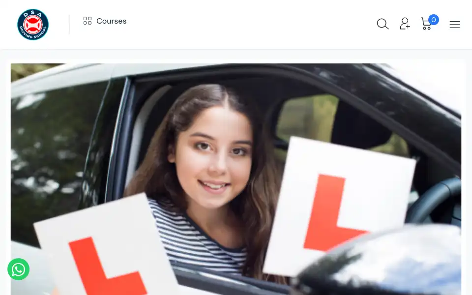 Screenshot of dsadrivingschool.com
