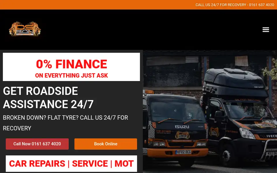 Screenshot of dsandson.co.uk