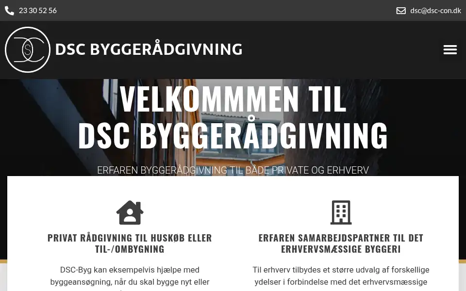 Screenshot of dsc-con.dk