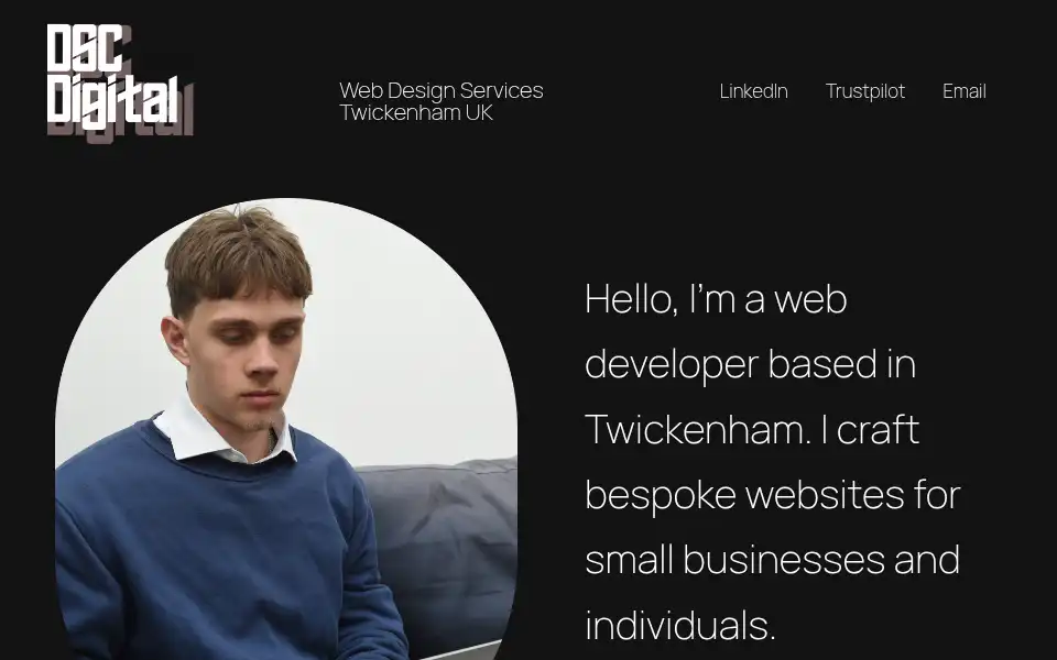Screenshot of dscdigital.co.uk