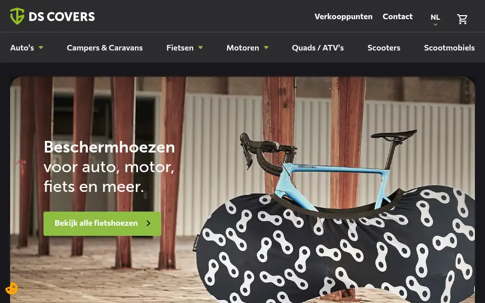 Screenshot of dscovers.nl