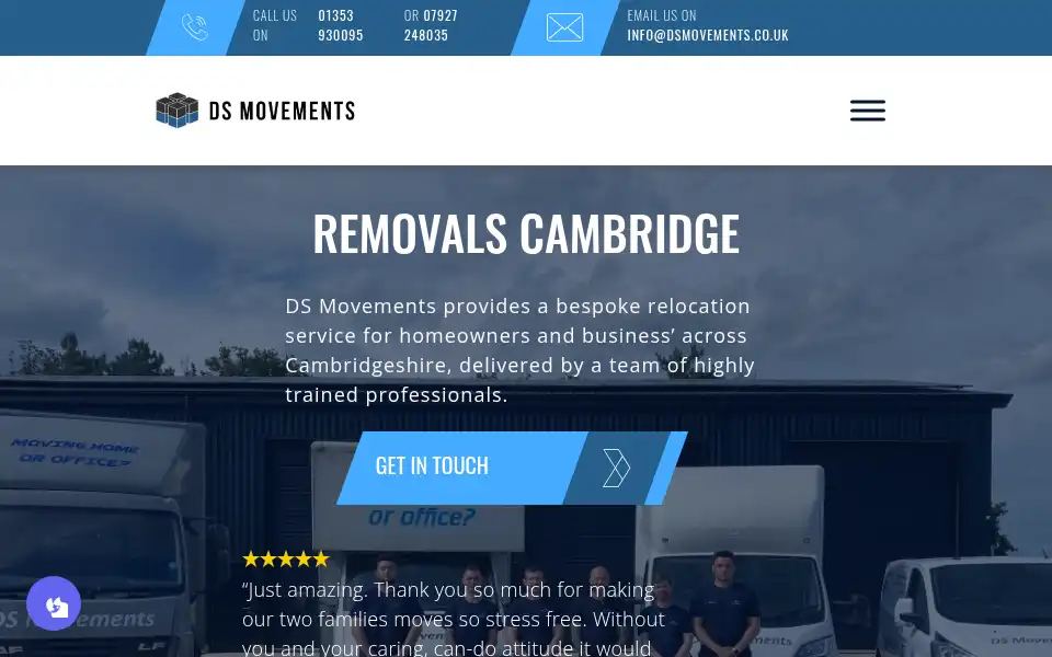 Screenshot of dsmovements.co.uk