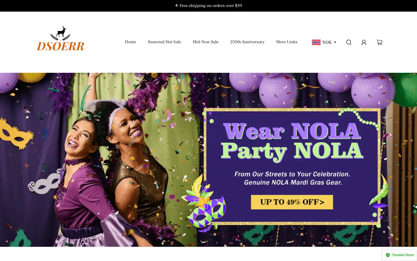 Screenshot of dsoerr.com