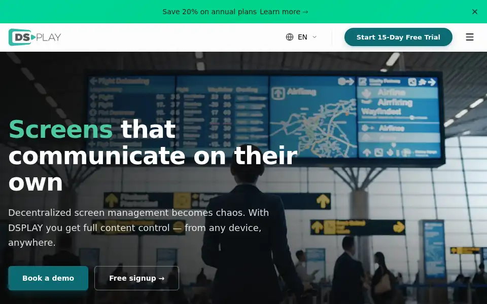 Screenshot of dsplay.tv