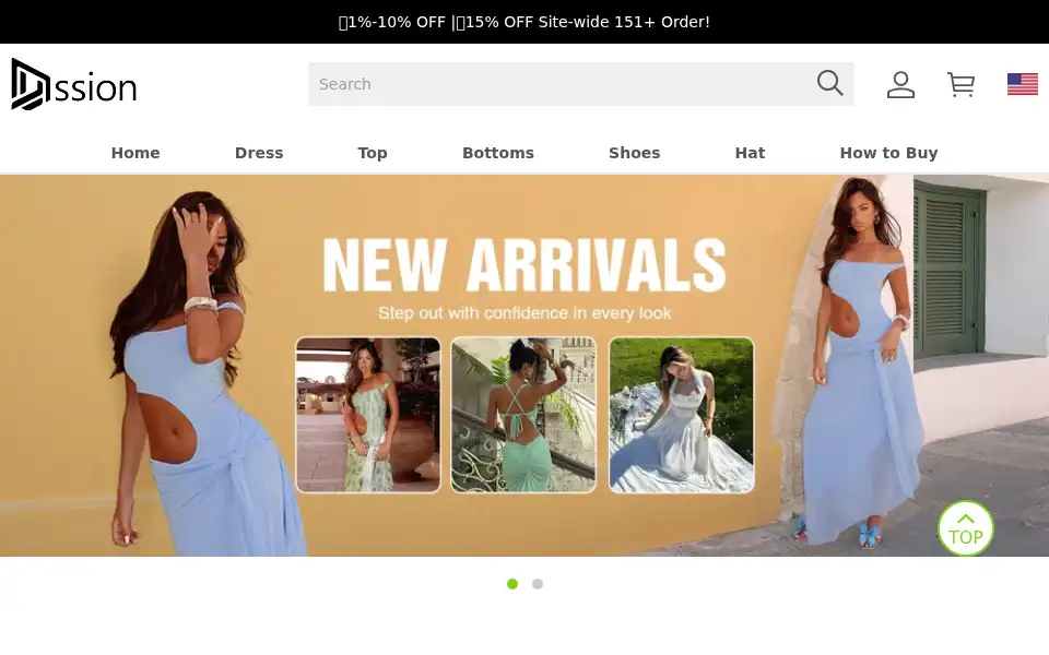 Screenshot of dssion.com