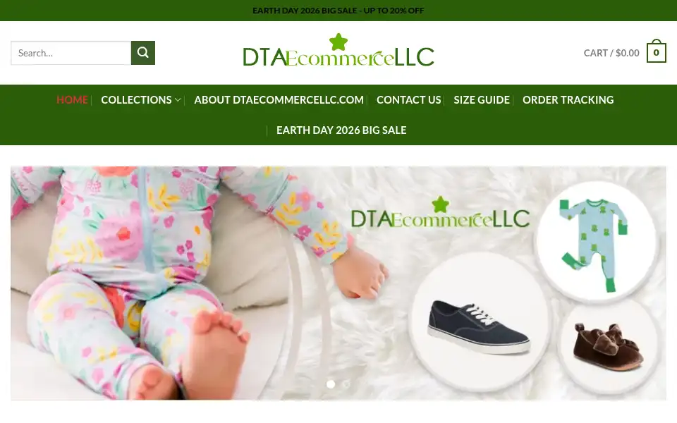 Screenshot of dtaecommercellc.com