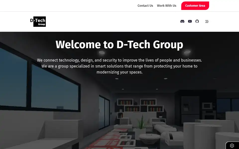 Screenshot of dtech.tk
