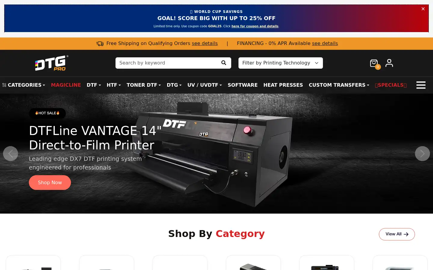 Screenshot of dtgpro.com