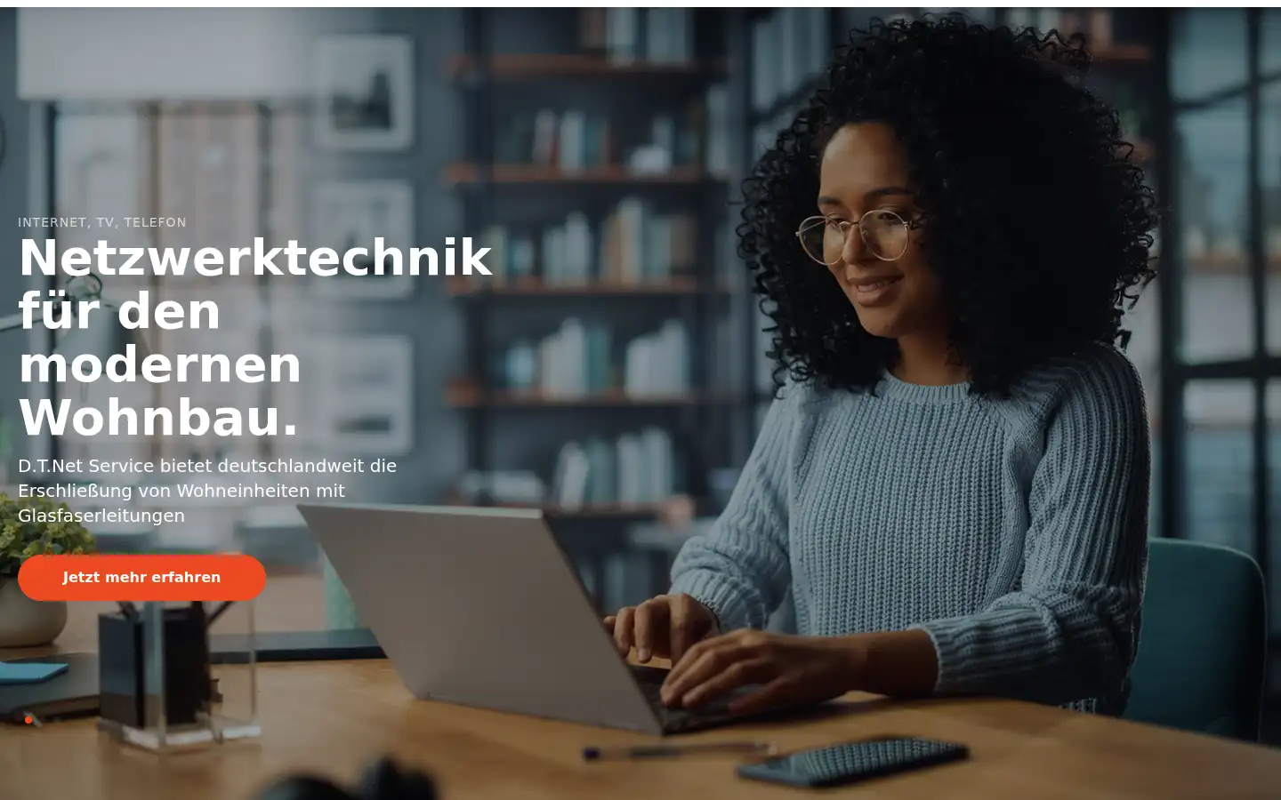 Screenshot of dtnetservice.de