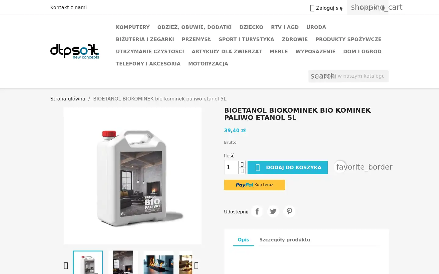 Screenshot of dtpsoft.pl