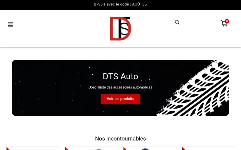 Screenshot of dtsauto.fr