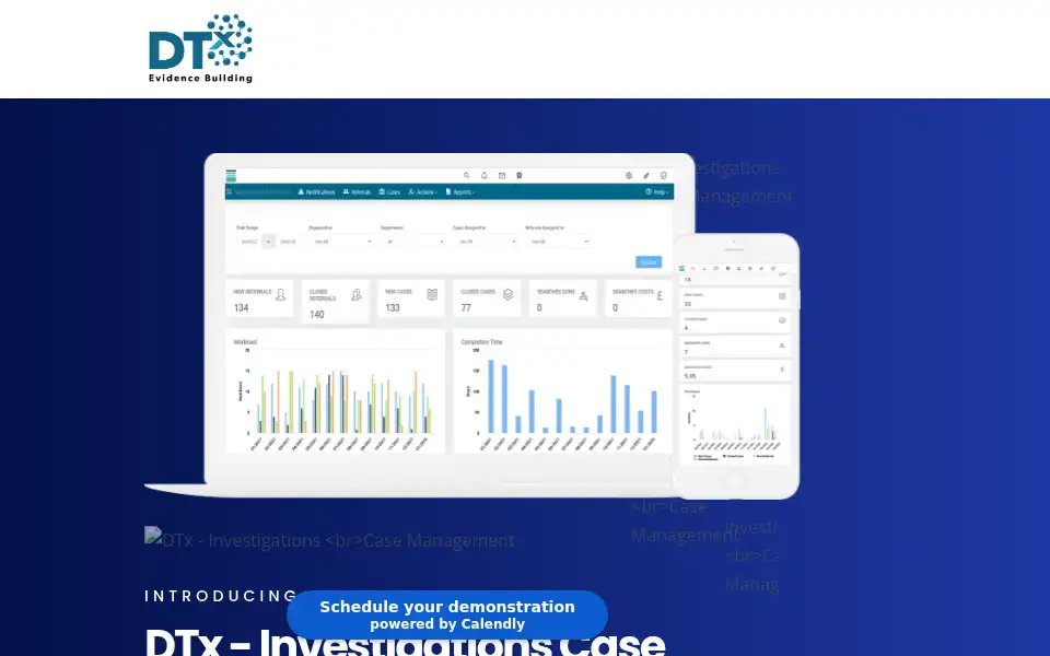 Screenshot of dtx-cm.co.uk
