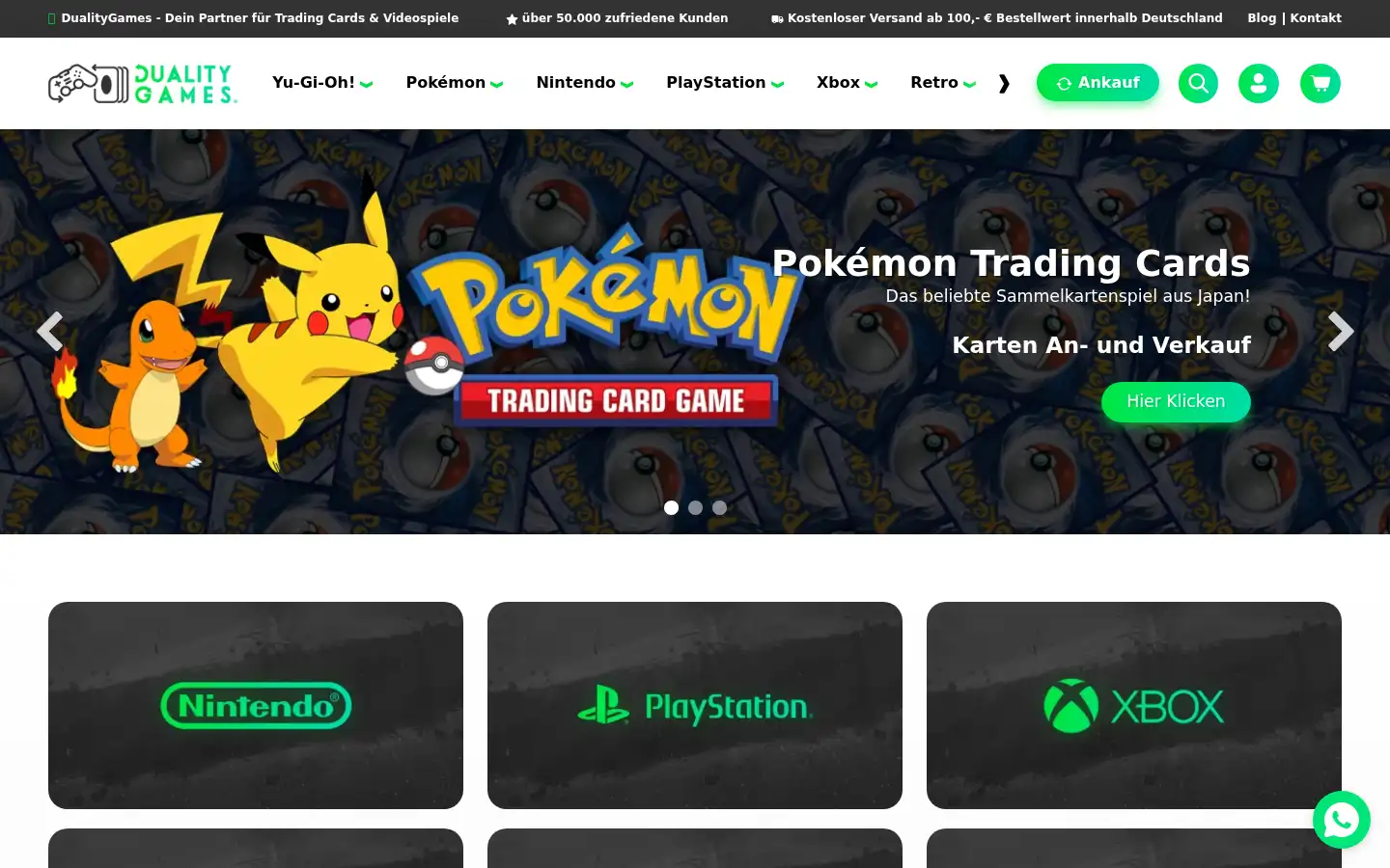 Screenshot of dualitygames.de