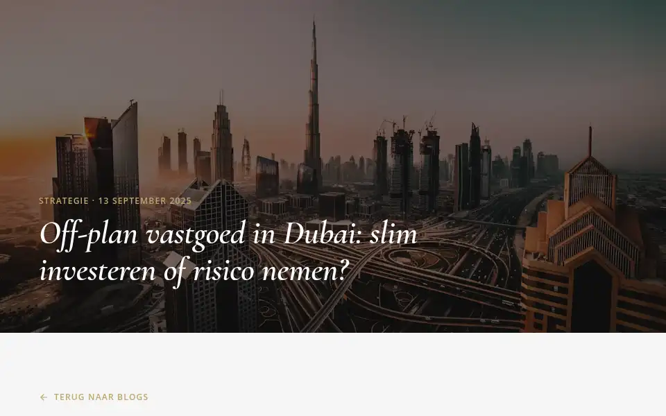 Screenshot of dubaivastgoedclub.com