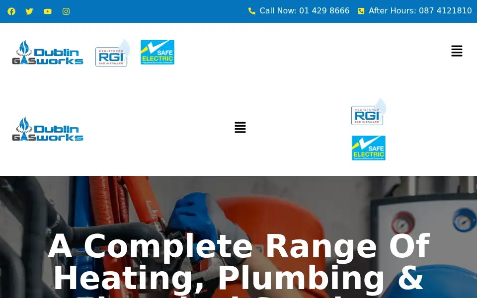 Screenshot of dublingasworks.com