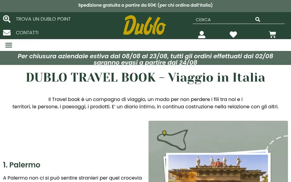 Screenshot of dublo.it