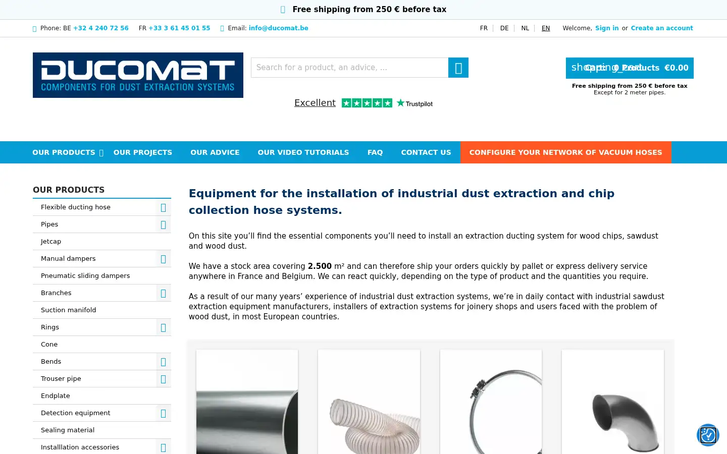 Screenshot of ducomat.com