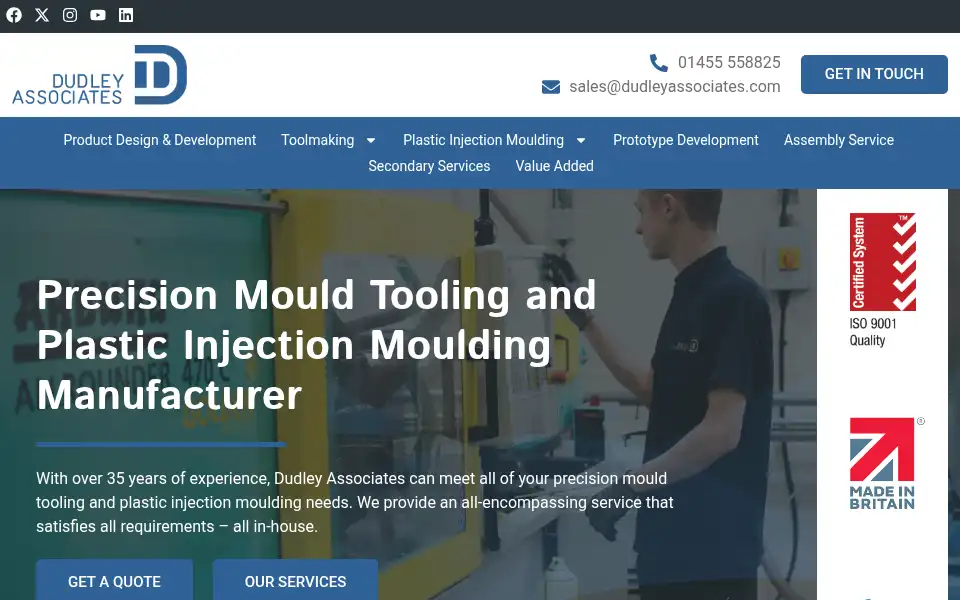 Screenshot of dudleyassociates.com