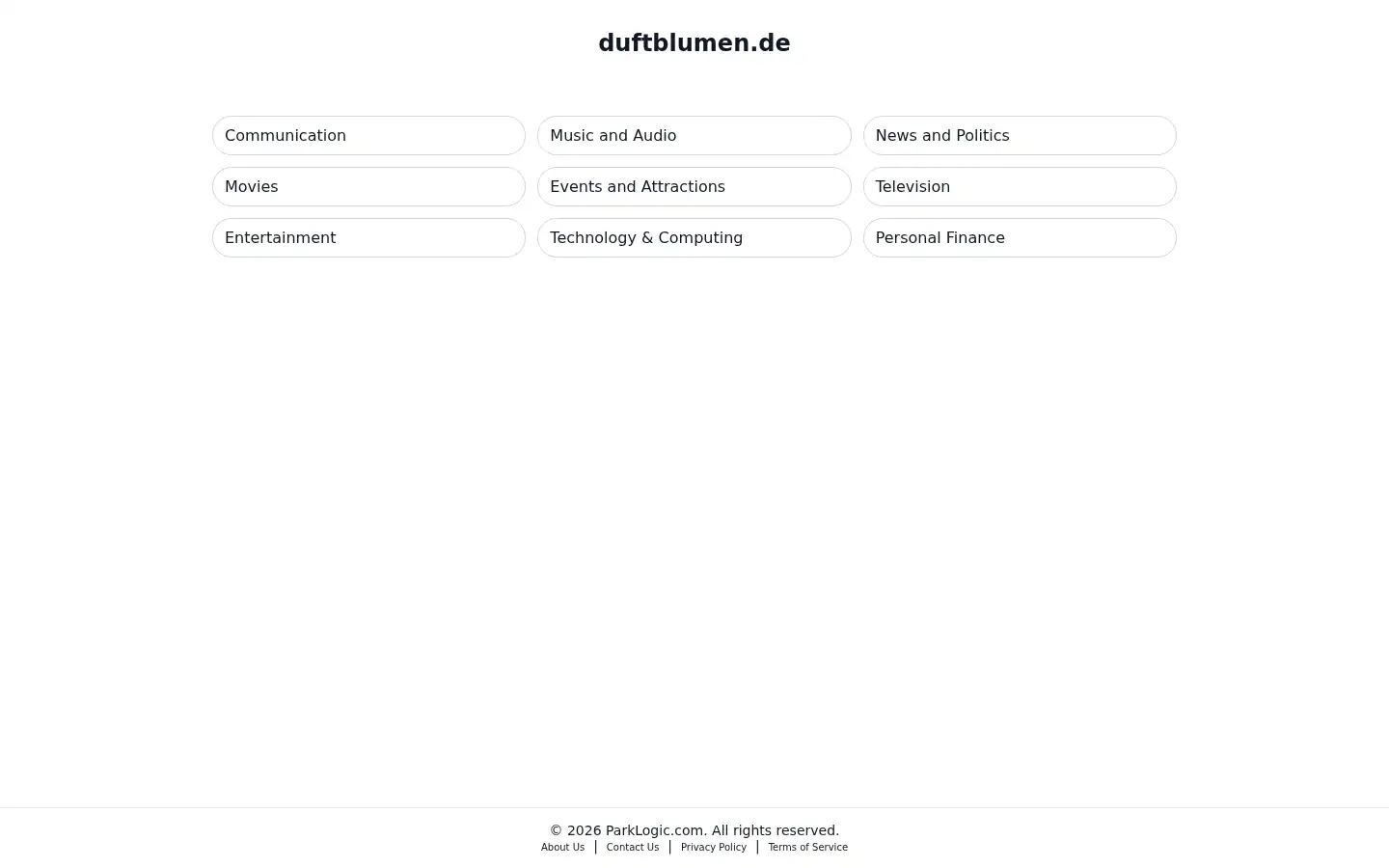 Screenshot of duftblumen.de