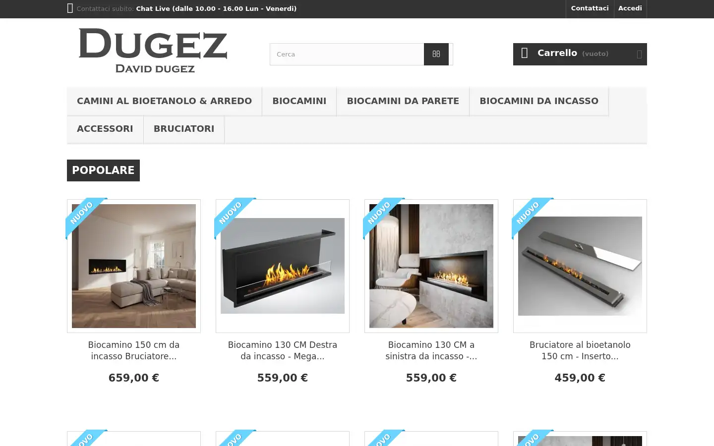 Screenshot of dugez.it
