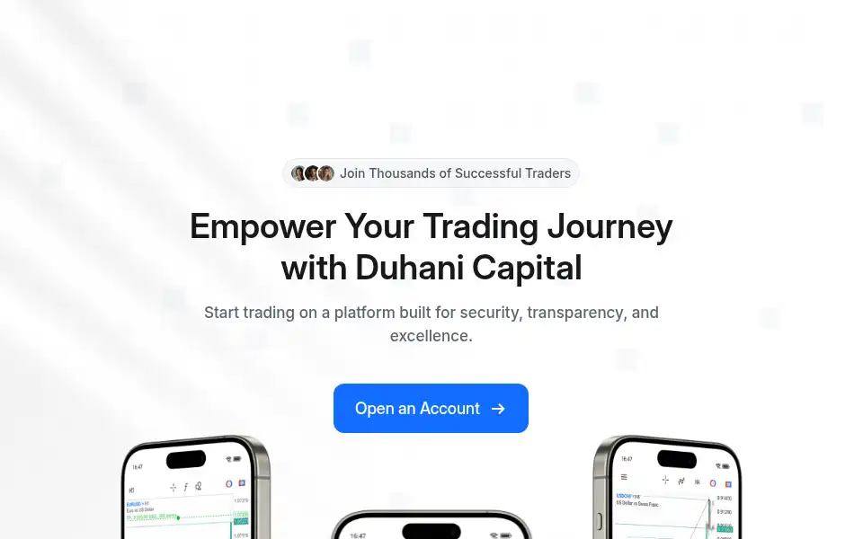 Screenshot of duhanicapital.com