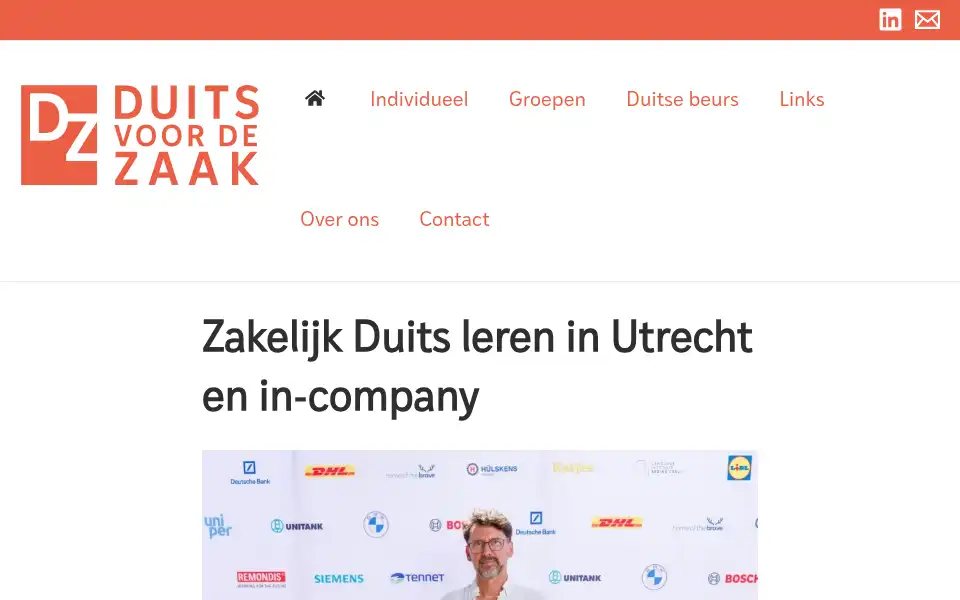 Screenshot of duitsvoordezaak.nl