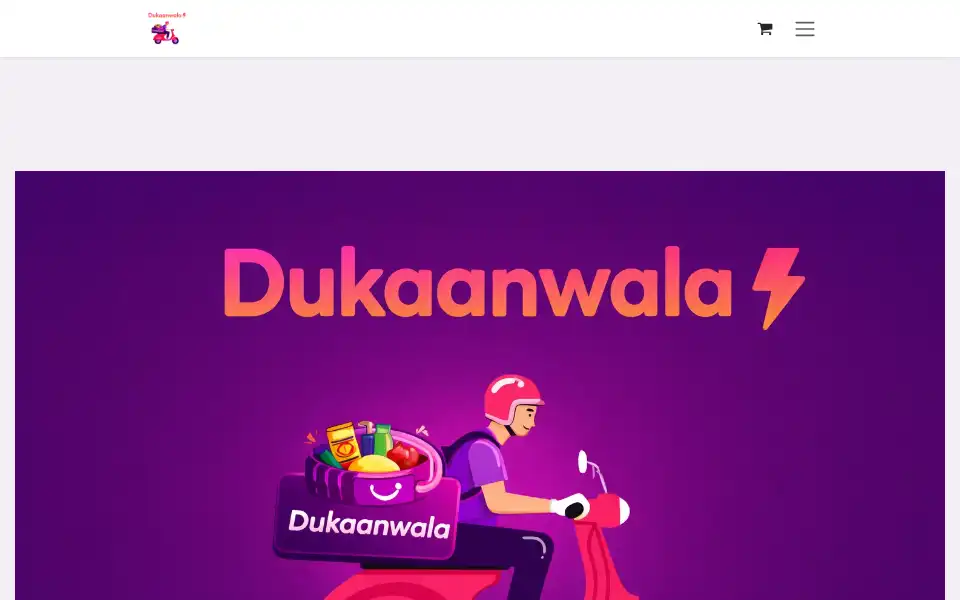 Screenshot of dukaanwala.odoo.com